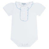 Ruffle Short Sleeve Onesie - HoneyBug 