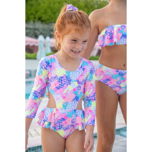 Pink Pearl One Piece Swimsuit - HoneyBug 