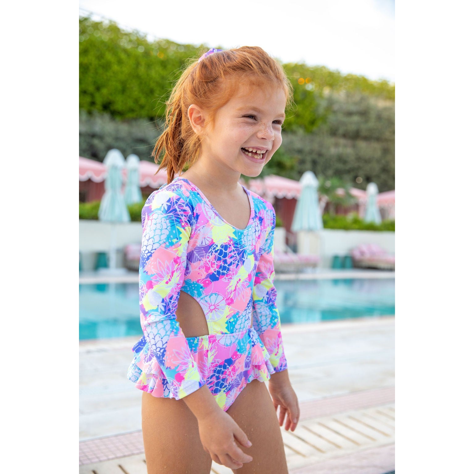 Pink Pearl One Piece Swimsuit – HoneyBug