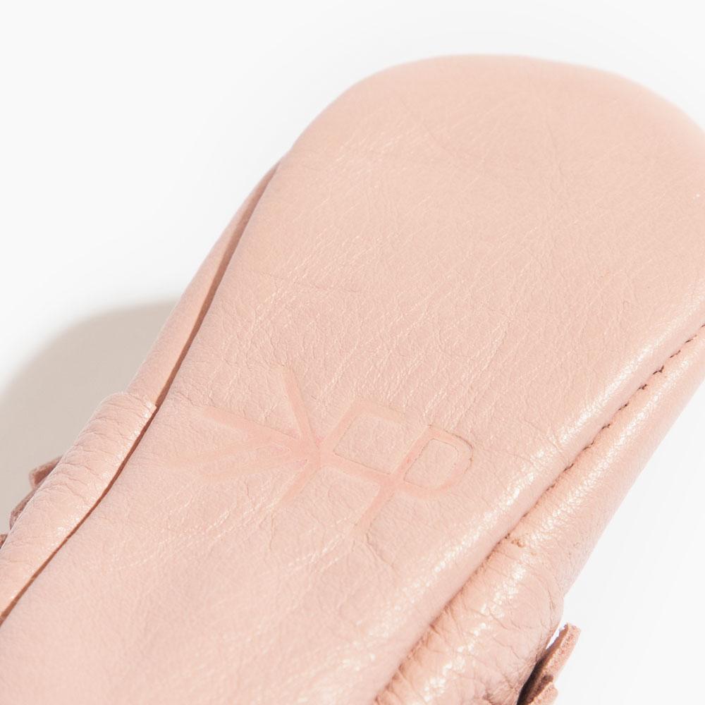 Blush Moccasin Baby Shoe - HoneyBug 