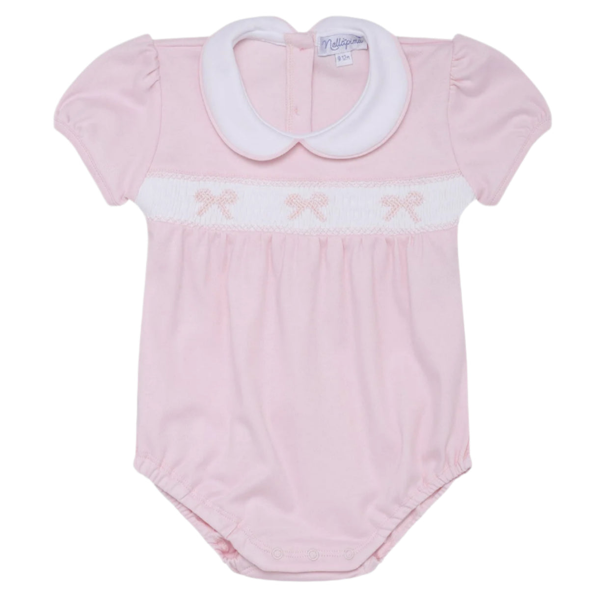 Bow Smocked Bubble - HoneyBug 