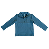 Boy's 3/4 Fleece Zip Sweatshirt - HoneyBug 