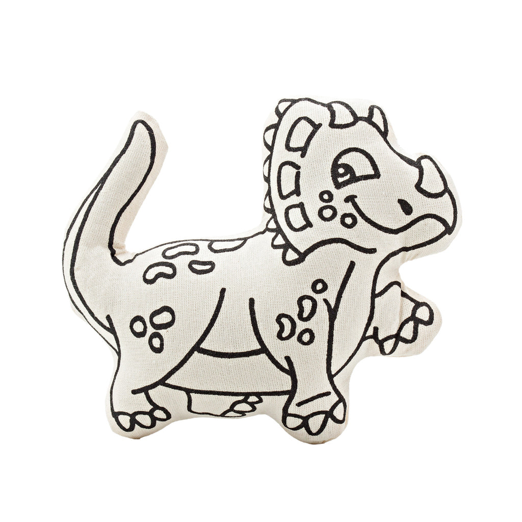 Kiboo Kids Jurassic Series: Triceratops Dinosaur for Coloring and Creative Play - HoneyBug 