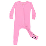 Bubblegum Pink Bamboo Convertible Footie - HoneyBug 
