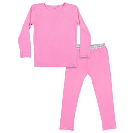 Bubblegum Pink Bamboo Kids Pajamas - HoneyBug 