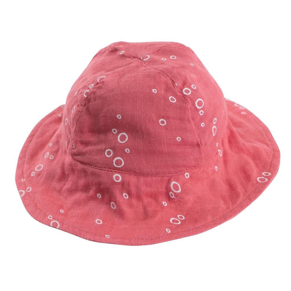 Bubbles Oh So Soft Muslin Sun Hat - HoneyBug 