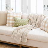 PATTERNED FAUX FUR THROW BLANKETS
