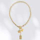 Lucy Geometric Evil Eye Charm - HoneyBug 