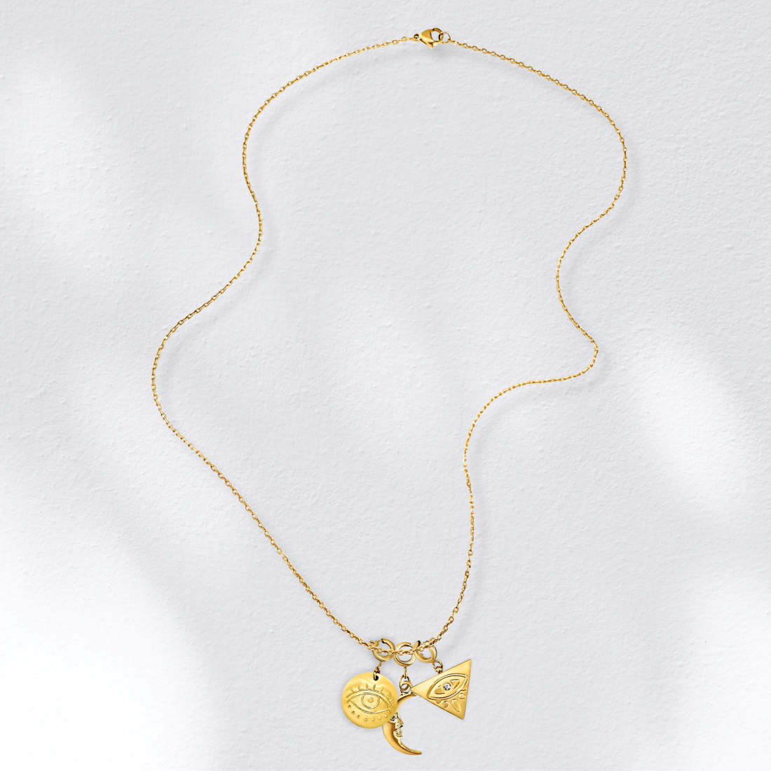 Eliza Rolo Chain Necklace - HoneyBug 