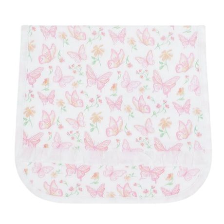 Butterflies Print Burp Cloth - HoneyBug 