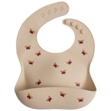Silicone Baby Bib - Butterflies - HoneyBug 