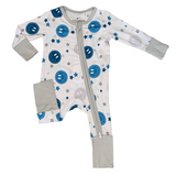 Blue Smiley Coverall