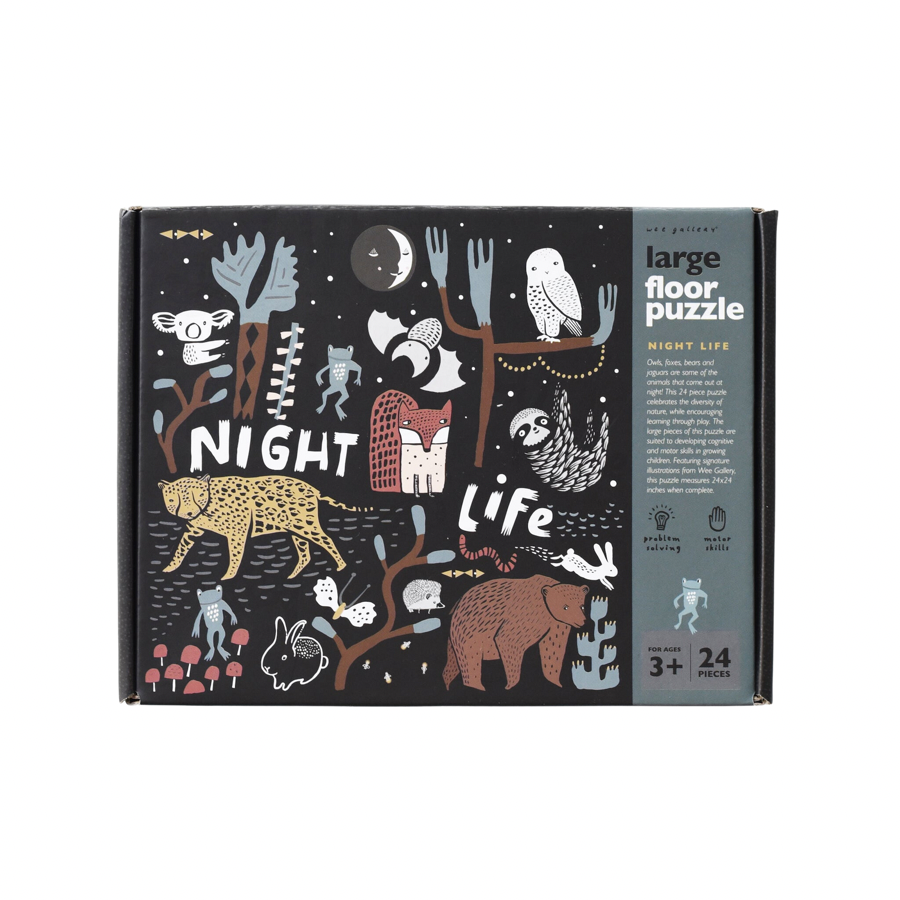 Night Life Floor Puzzle - HoneyBug 