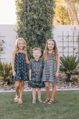 Bow Linen Dress - HoneyBug 