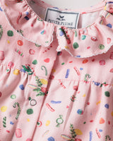 Baby's Twill Madeline Romper in Vintage Sweets - HoneyBug 