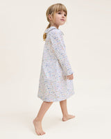 Kid's Twill Scarlett Nightgown in Baking Spirits Bright - HoneyBug 