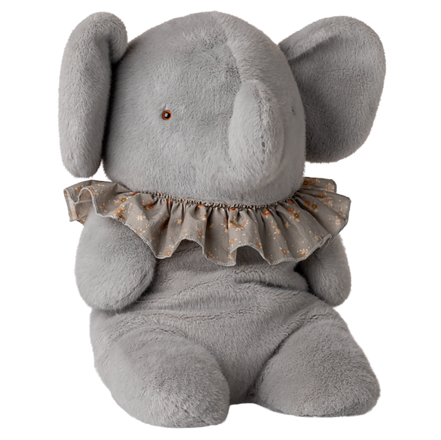 Elephant Plush, Big - Blue/Grey - HoneyBug 