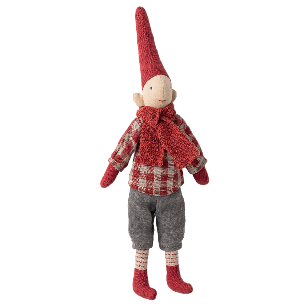 Pixy, Size 1 - Boy - Red Checkered Shirt - HoneyBug 