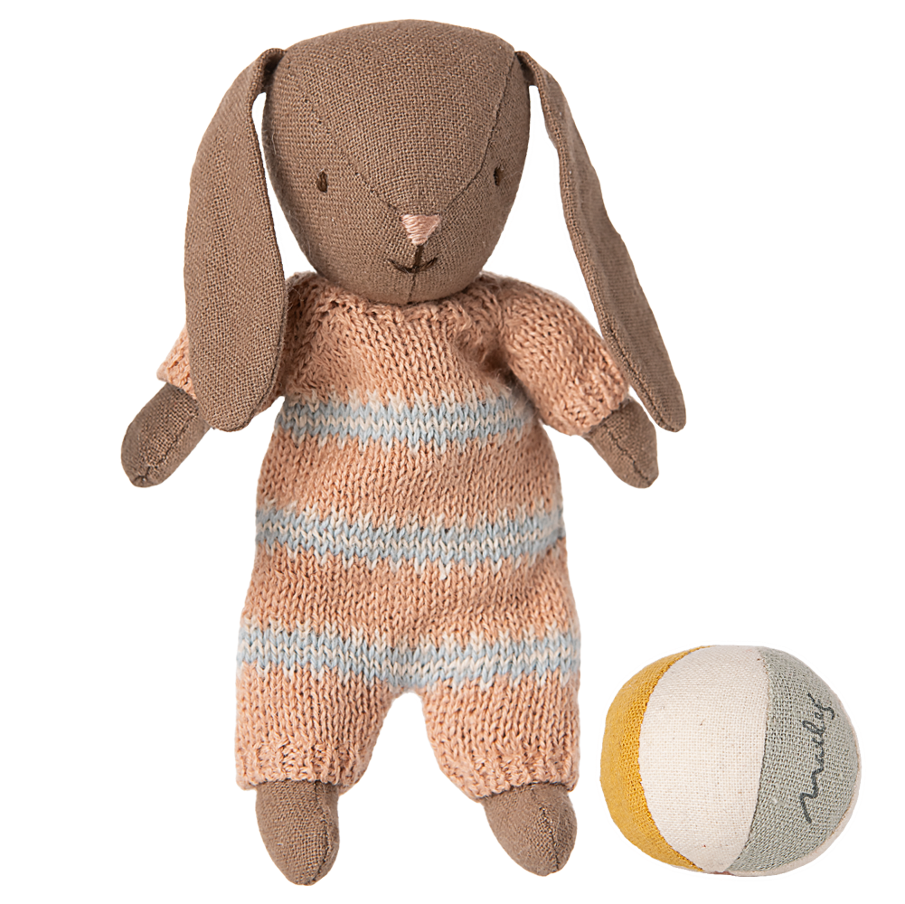 Bunny Set, Micro - Brown - Dusty Rose - HoneyBug 