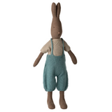 Rabbit, Size 3 - Brown - Knitted shirt and overall