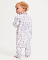 Baby's Twill Madeline Romper in Baking Spirits Bright - HoneyBug 