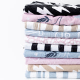 The Kenzie Beach Towel - Brush Stripes