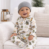 Trailblazer Bamboo Zipper Convertible Romper for Baby Boys