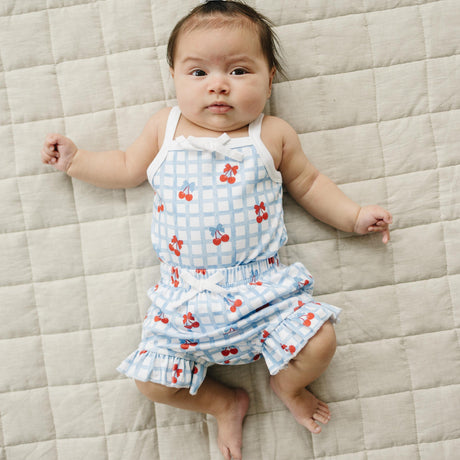 Shorts Set | Gingham Cherry