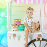 Ice Cream Bamboo Kids Pajama Short Set - HoneyBug 