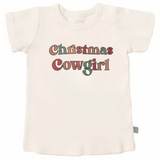 graphic tee | christmas cowgirl - HoneyBug 