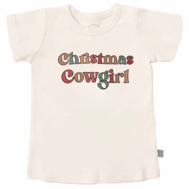 graphic tee | christmas cowgirl - HoneyBug 