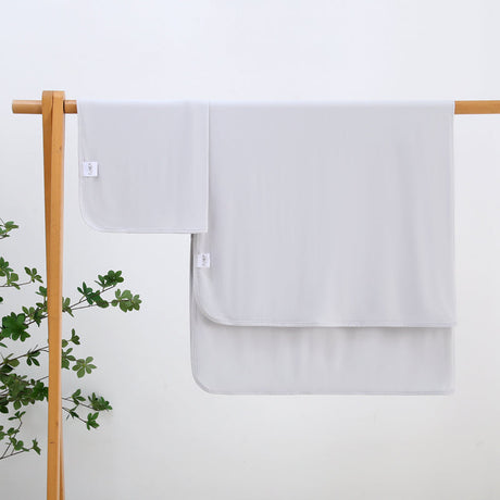 Comfy Gray Bamboo Swaddle Blanket - HoneyBug 