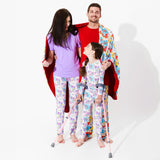 Comic Hero Bamboo Men's Pajama Set - HoneyBug 