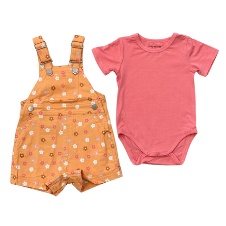 Baby Cotton Overalls Set