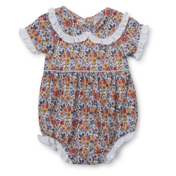 Council Girls' Pima Cotton Bubble - Falling For Floral - HoneyBug 