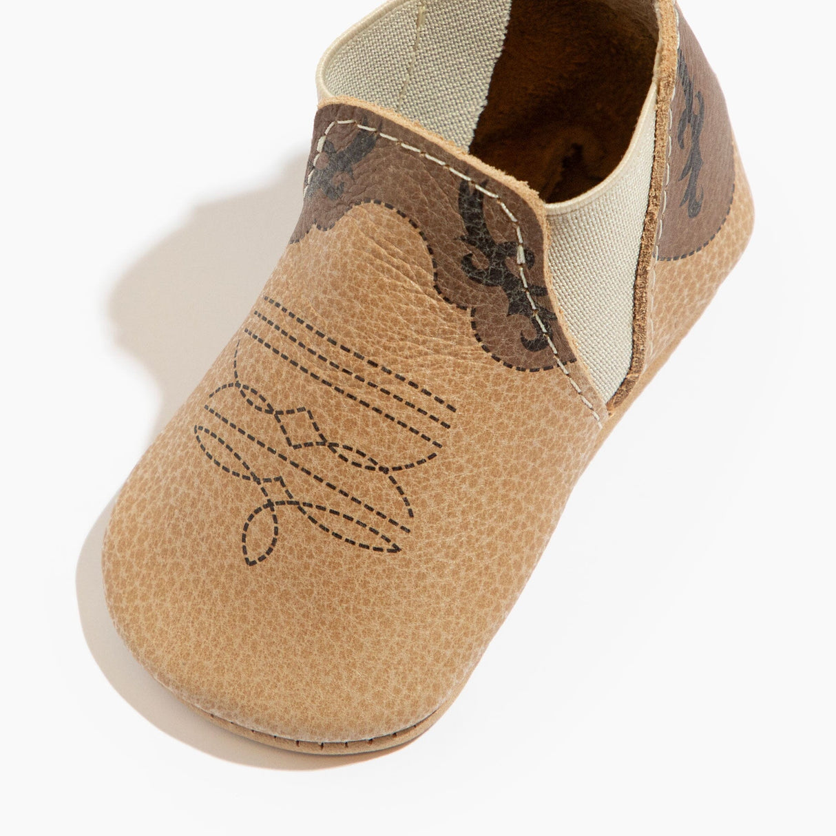Cowboy Chelsea Boot Baby Shoe - HoneyBug 
