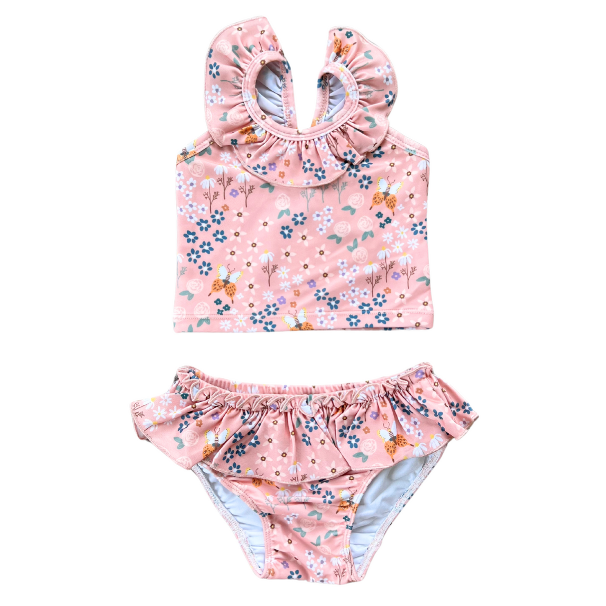 Girl's Two-Piece Tankini Swimsuit - HoneyBug 