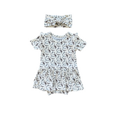 Baby Bodysuit Dress Set - HoneyBug 
