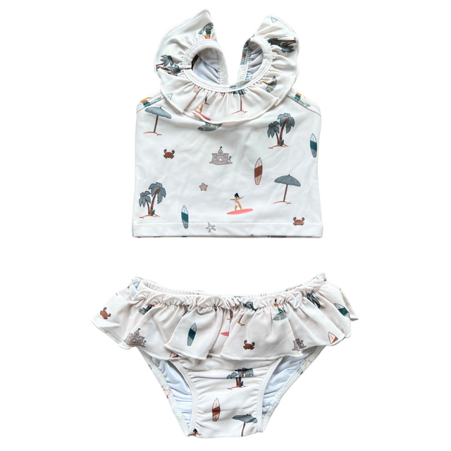 Girl's Two-Piece Tankini Swim Set - HoneyBug 