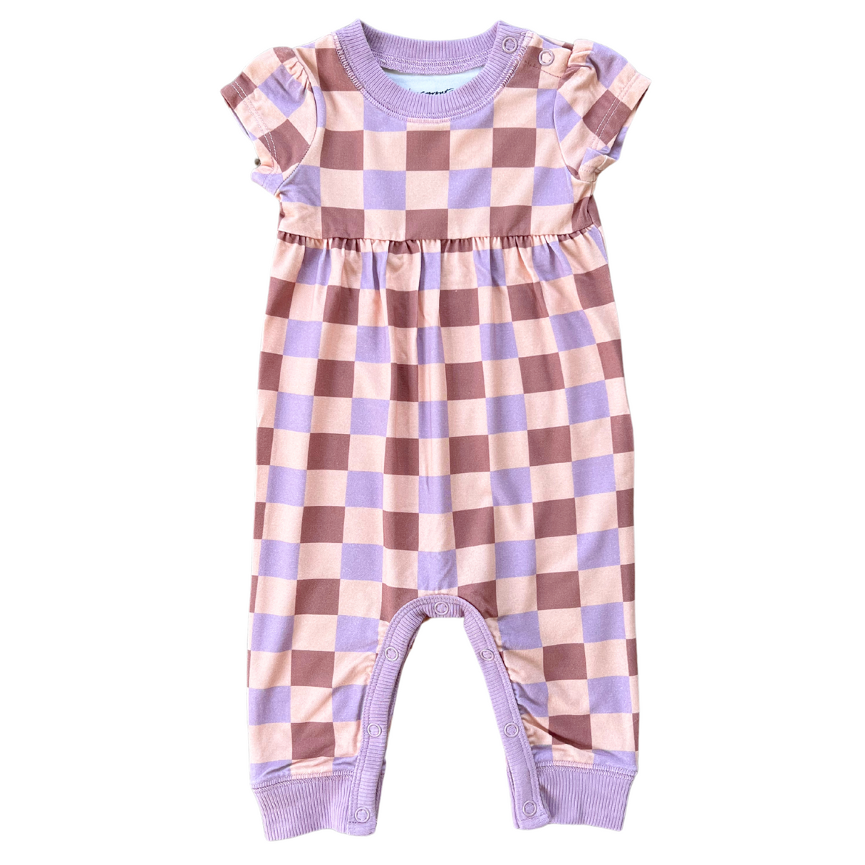 Girl's Short Sleeve Pant Romper - HoneyBug 