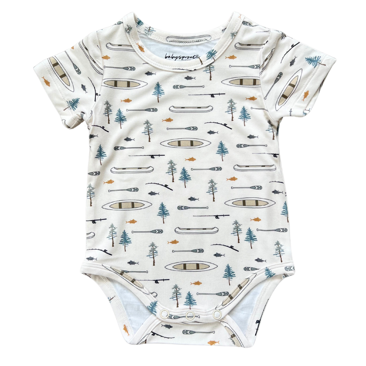 Baby Short Sleeve Bodysuit - HoneyBug 