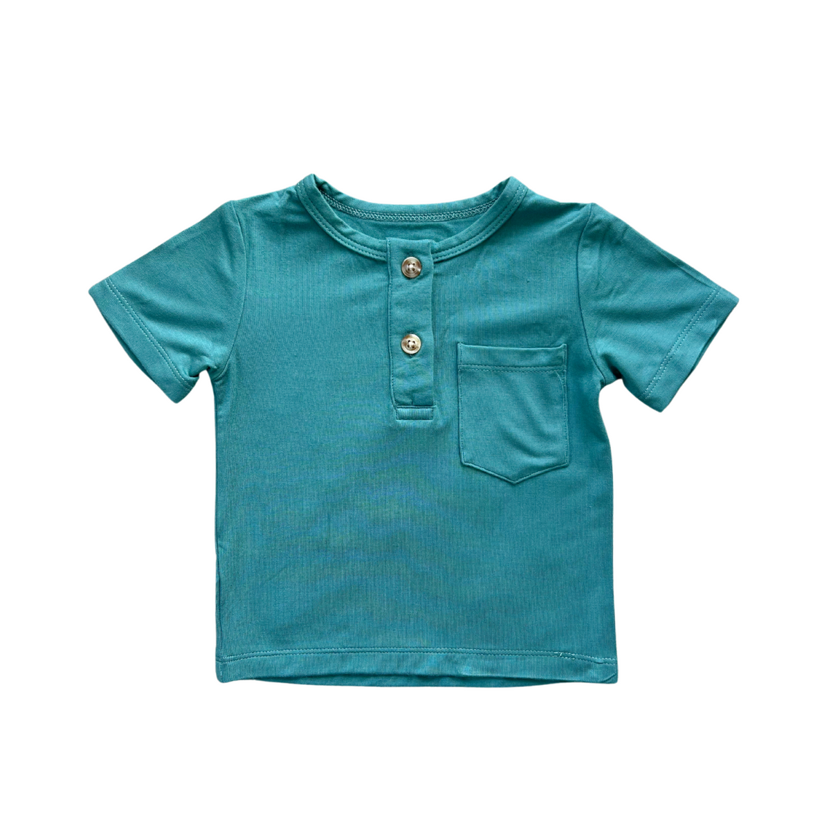 Boy's Short Sleeve Henley Shirt