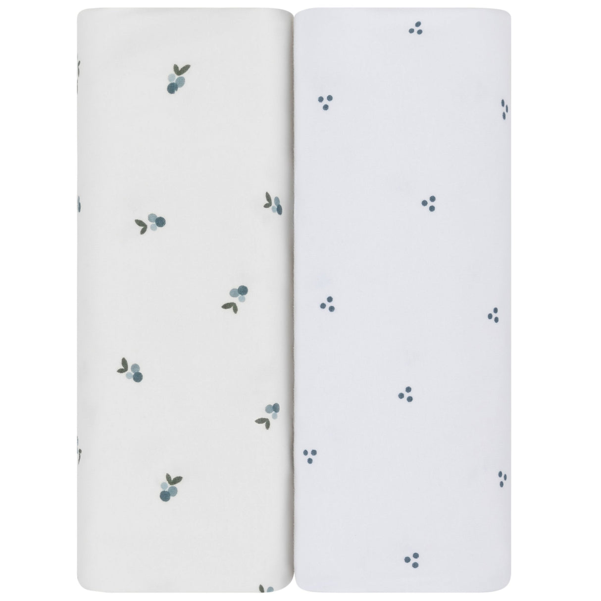 Waterproof Crib Sheet Set - Blue Berry - HoneyBug 