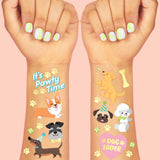 Dog Lover Tats - 44 Foil Temporary Tattoos