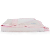 Luxury Satin Border Blanket - Pink