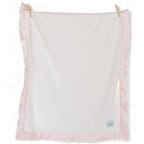 Luxury Satin Border Blanket - Pink