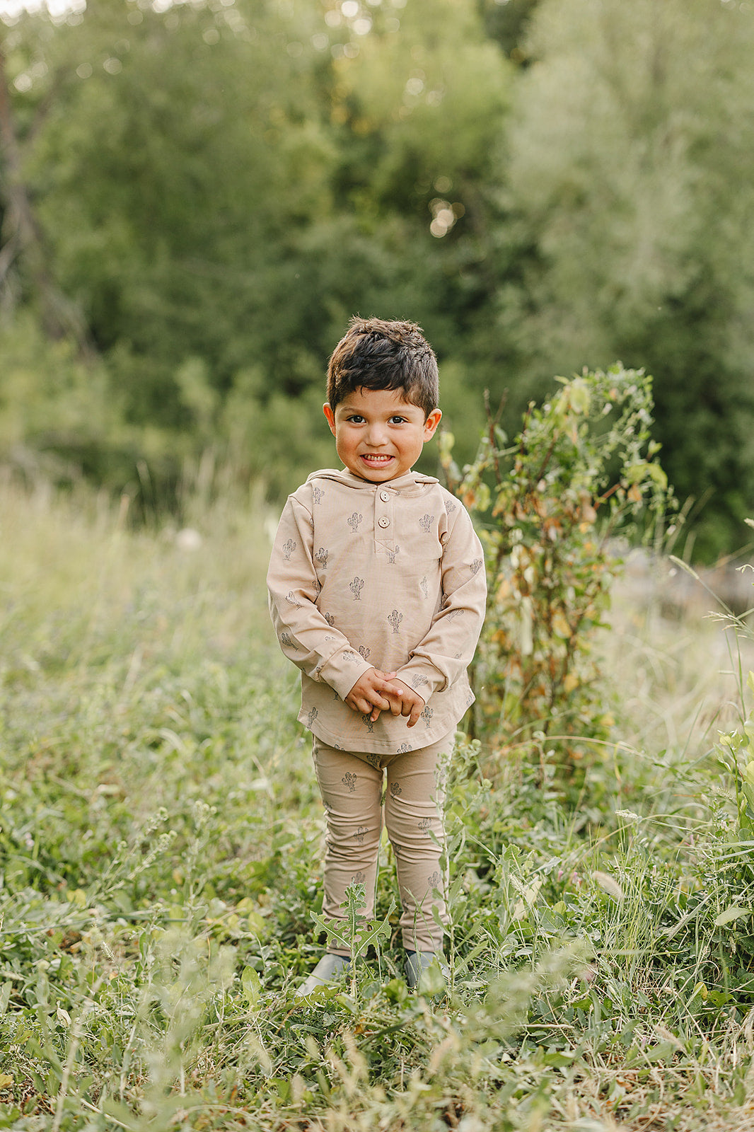 Cactus Hooded Set - HoneyBug 