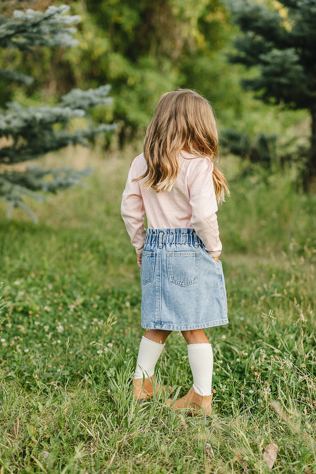 Pink Pointelle Long Sleeve Tee - HoneyBug 