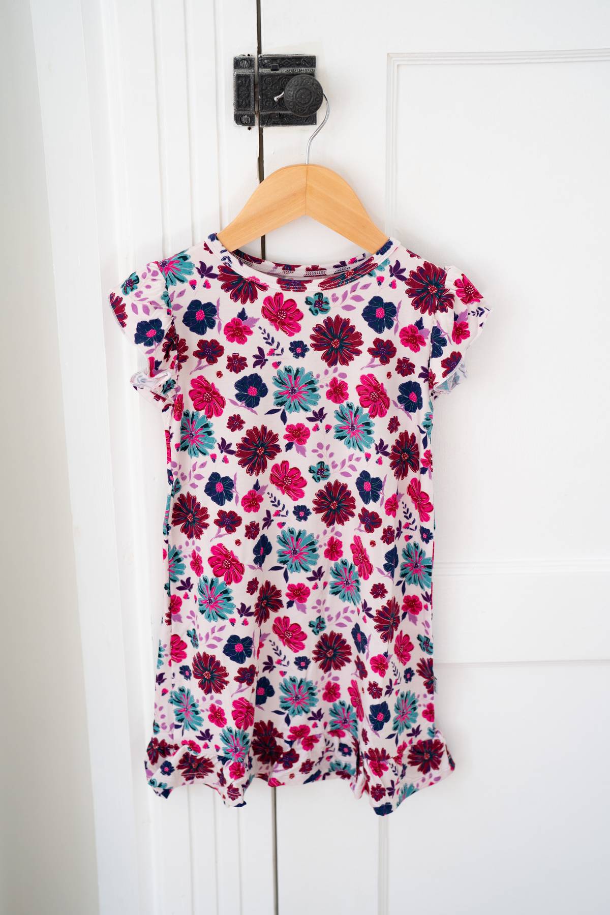 Wild Berry Floral Nightgown - HoneyBug 