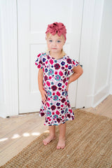 Wild Berry Floral Nightgown - HoneyBug 
